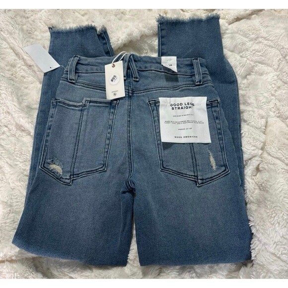 Good American jeans- Good legs straight NWT